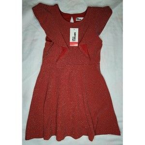 NWT girls sz 5 Epic Threads dress red Christmas